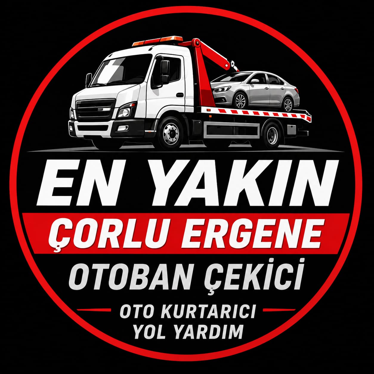 En Yakın Çorlu Ergene Otoban Çekici Logo